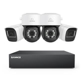 5MP 8 Channel PT Security Camera System - Hybrid 5-in-1 DVR, Pan & Tilt CCTV Camera, 100 ft Night Vision, Motion Detection, Outdoor, Waterproof